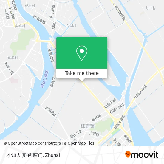 才知大厦-西南门 map