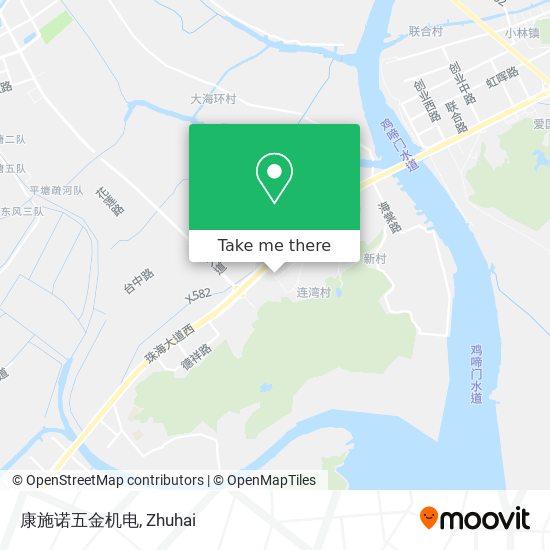 康施诺五金机电 map