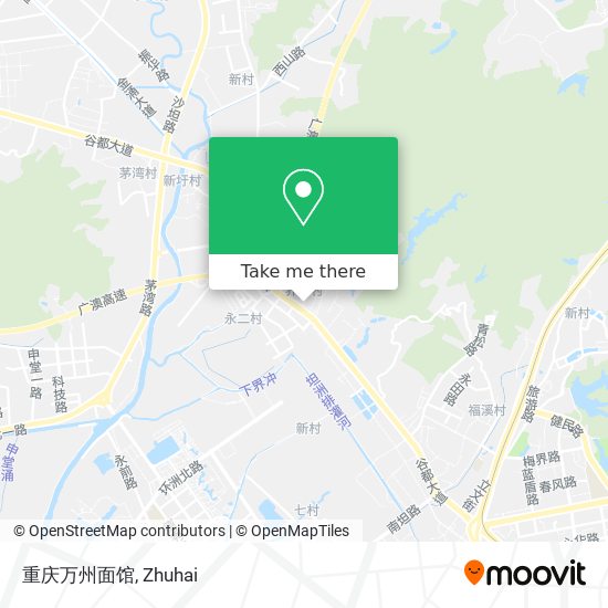 重庆万州面馆 map