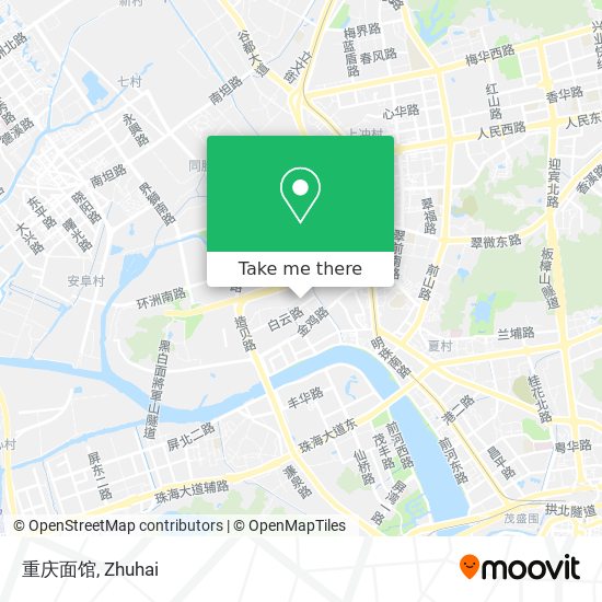 重庆面馆 map