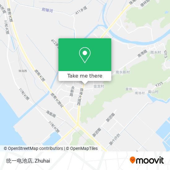 统一电池店 map