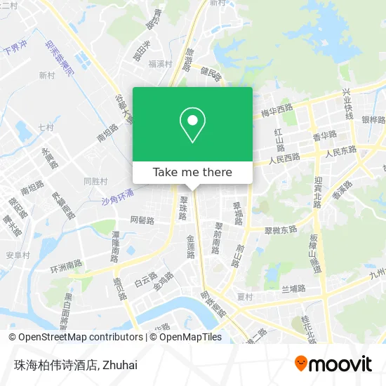 珠海柏伟诗酒店 map