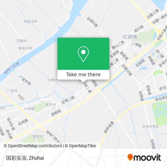 国彩实业 map