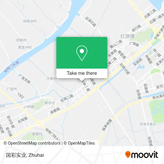 国彩实业 map