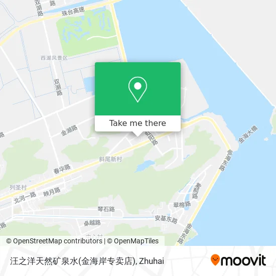 汪之洋天然矿泉水(金海岸专卖店) map