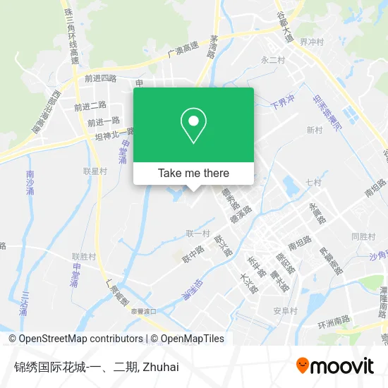 锦绣国际花城-一、二期 map
