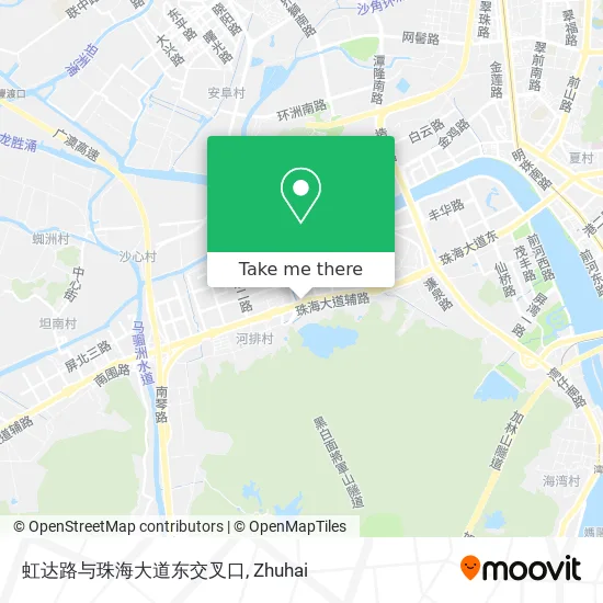 虹达路与珠海大道东交叉口 map
