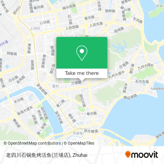 老四川石锅鱼烤活鱼(兰埔店) map