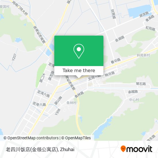 老四川饭店(金领公寓店) map