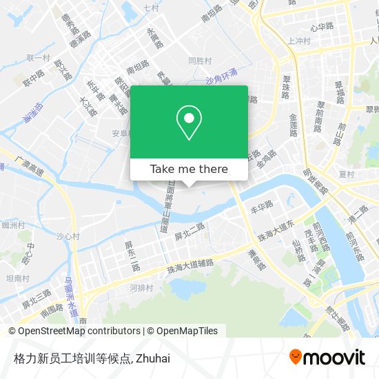 格力新员工培训等候点 map