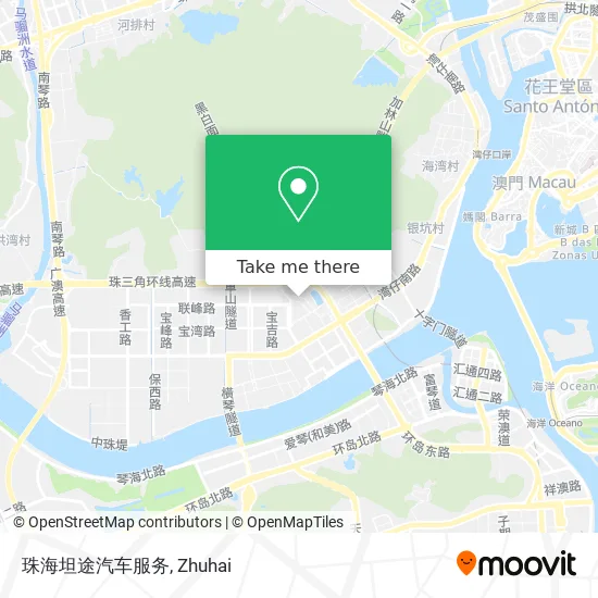 珠海坦途汽车服务 map