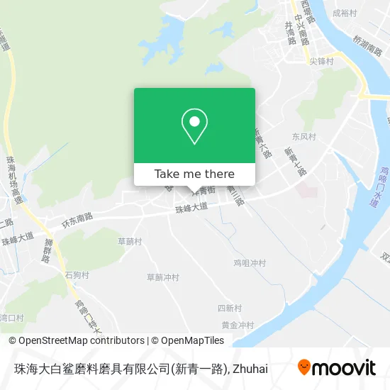 珠海大白鲨磨料磨具有限公司(新青一路) map