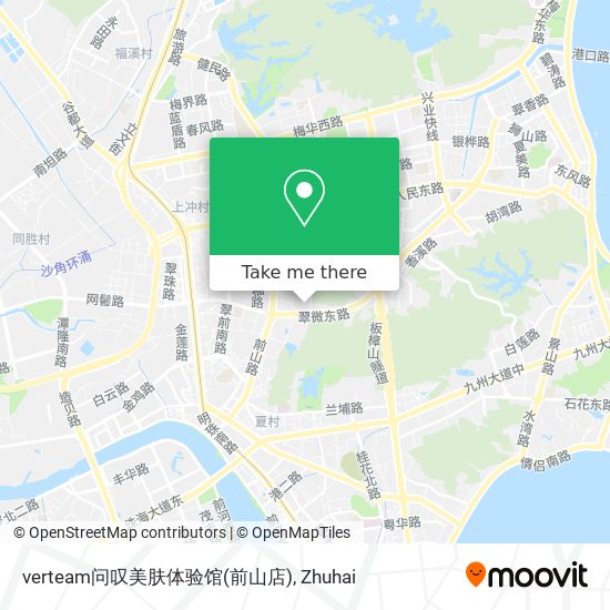 verteam问叹美肤体验馆(前山店) map