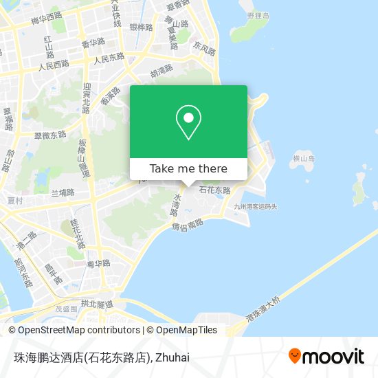 珠海鹏达酒店(石花东路店) map