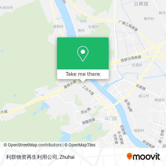 利群物资再生利用公司 map
