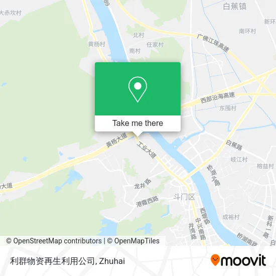 利群物资再生利用公司 map