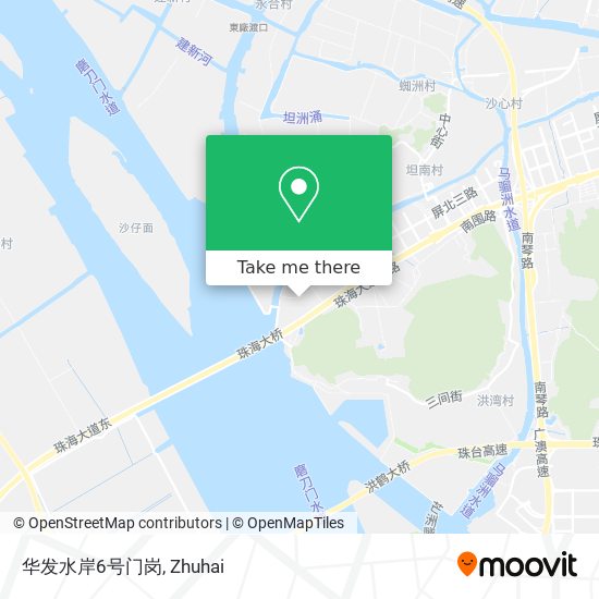 华发水岸6号门岗 map