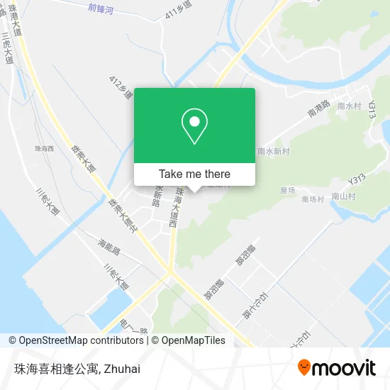 珠海喜相逢公寓 map