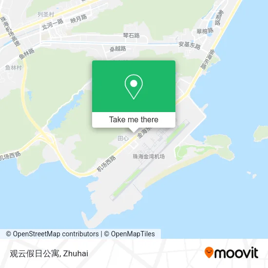 观云假日公寓 map