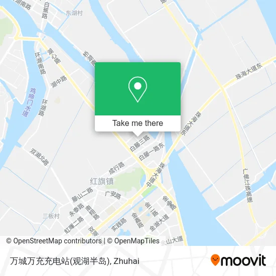 万城万充充电站(观湖半岛) map