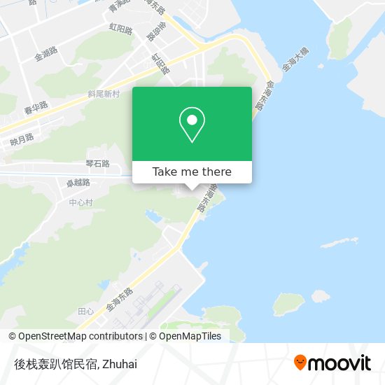 後栈轰趴馆民宿 map