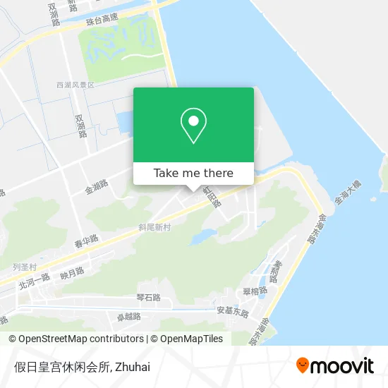 假日皇宫休闲会所 map