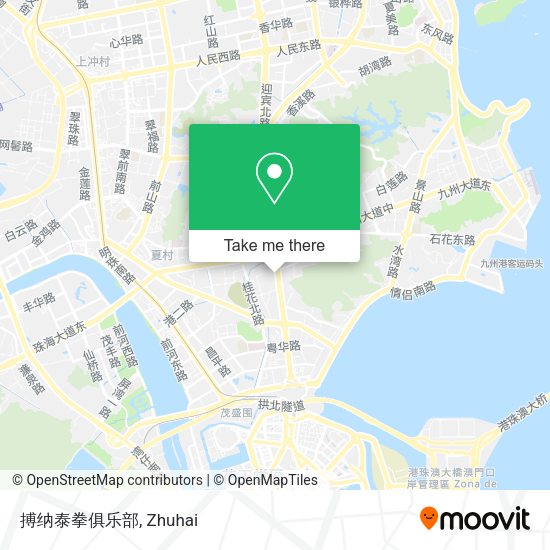 搏纳泰拳俱乐部 map