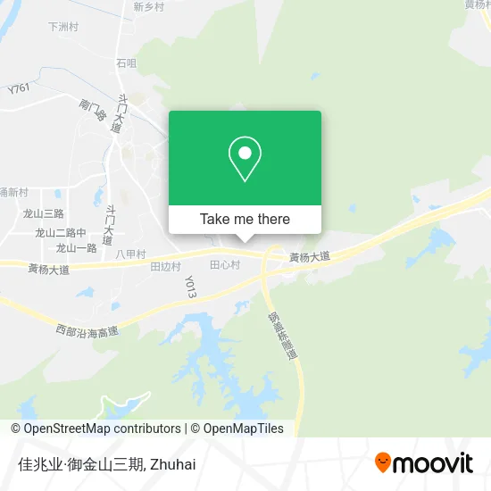 佳兆业·御金山三期 map