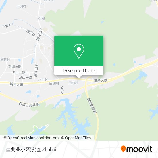 佳兆业小区泳池 map