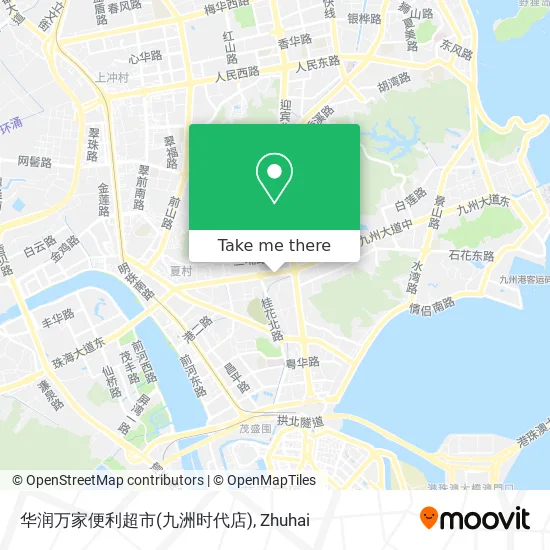 华润万家便利超市(九洲时代店) map
