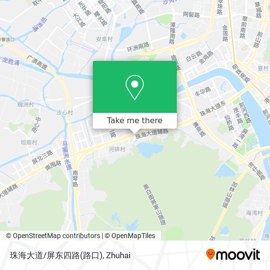 珠海大道/屏东四路(路口) map
