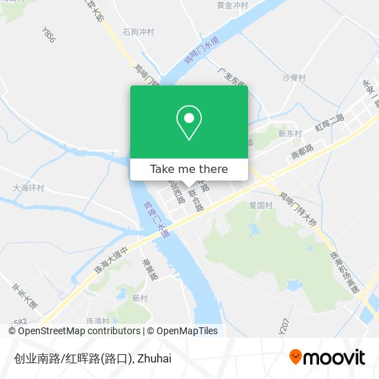 创业南路/红晖路(路口) map