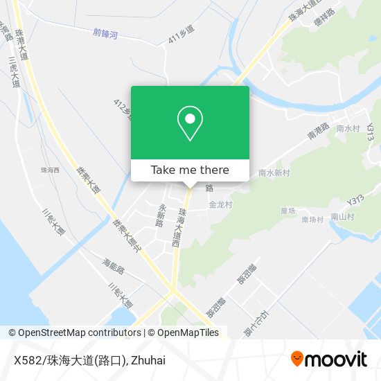 X582/珠海大道(路口) map