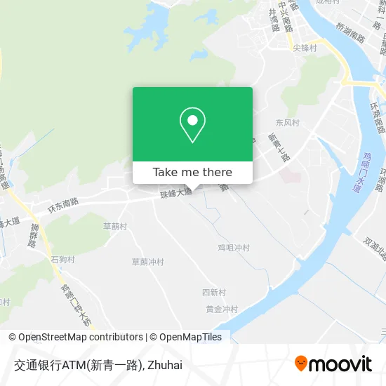 交通银行ATM(新青一路) map