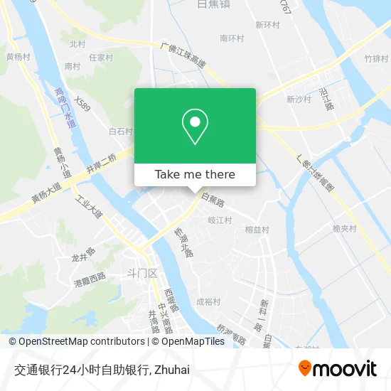 交通银行24小时自助银行 map