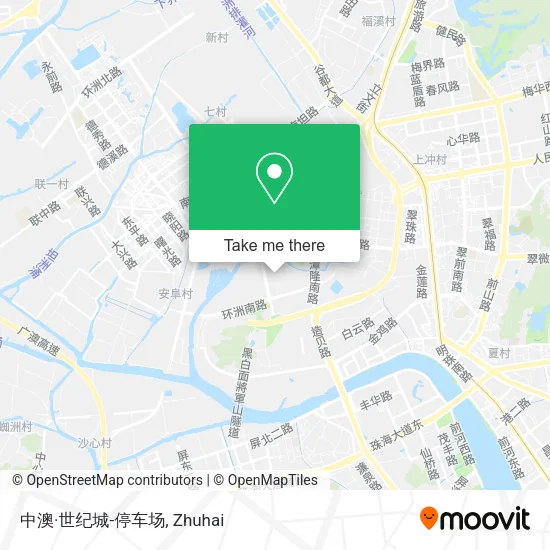 中澳·世纪城-停车场 map