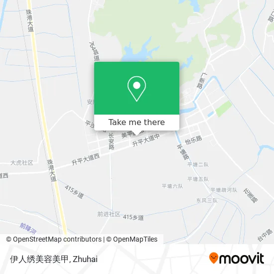 伊人绣美容美甲 map