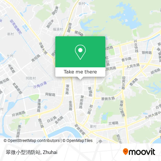 翠微小型消防站 map