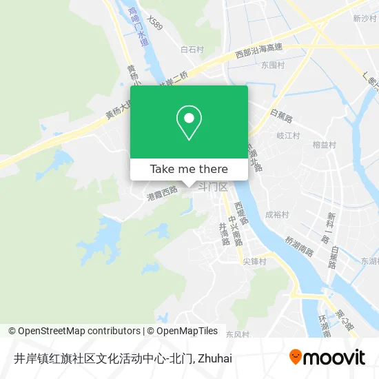 井岸镇红旗社区文化活动中心-北门 map