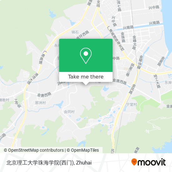 北京理工大学珠海学院(西门) map