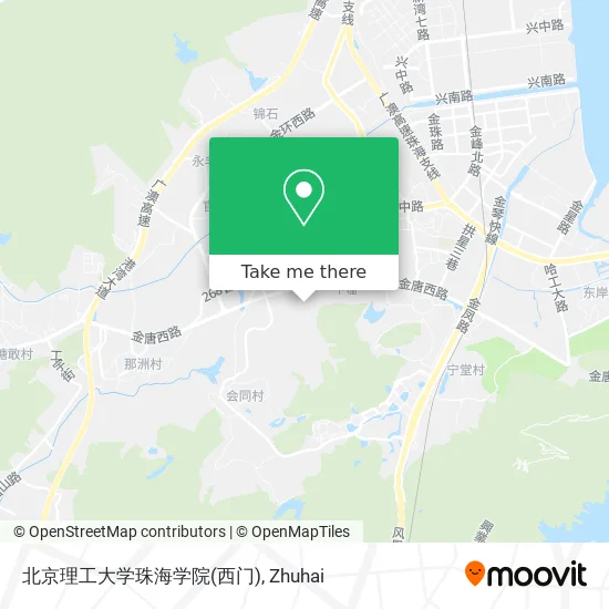 北京理工大学珠海学院(西门) map
