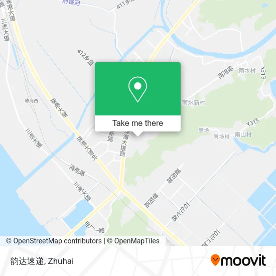 韵达速递 map