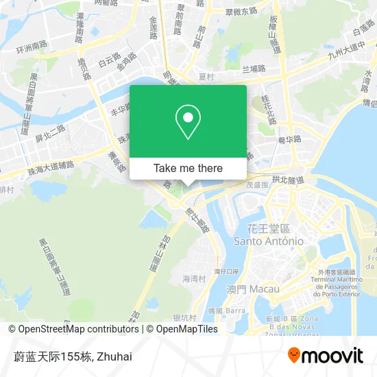 蔚蓝天际155栋 map
