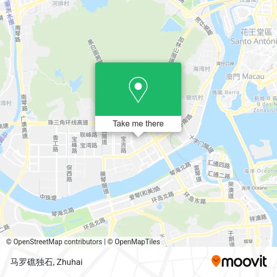 马罗礁独石 map