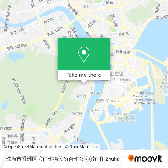 珠海市香洲区湾仔作物股份合作公司(南门) map
