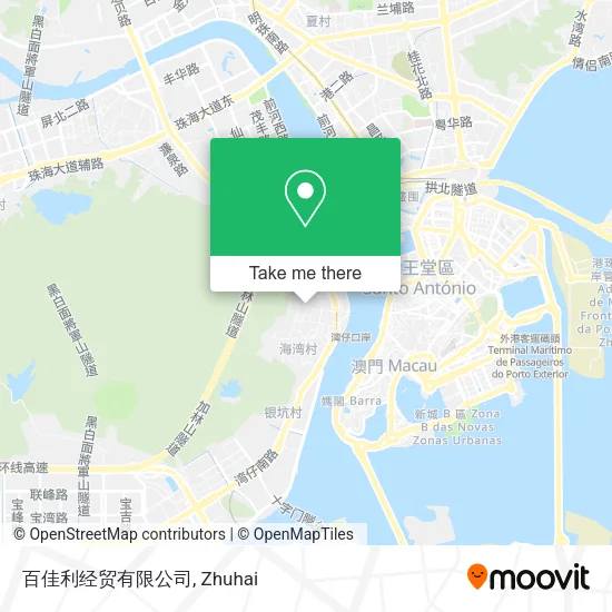 百佳利经贸有限公司 map
