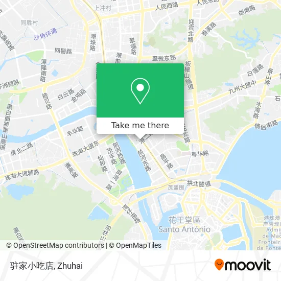 驻家小吃店 map
