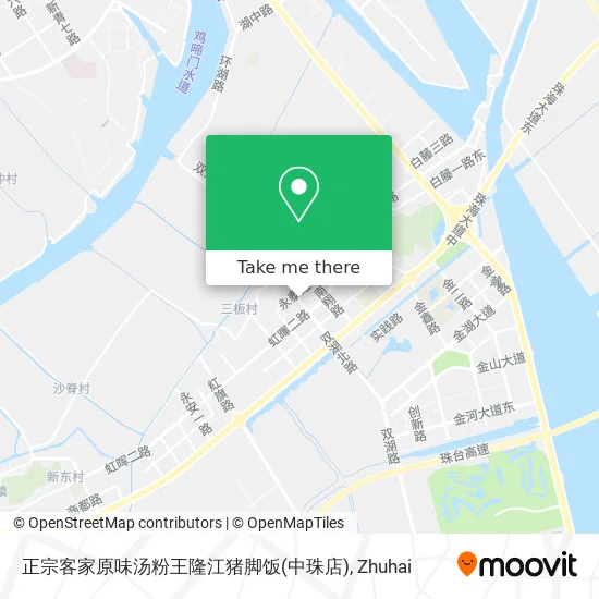 正宗客家原味汤粉王隆江猪脚饭(中珠店) map