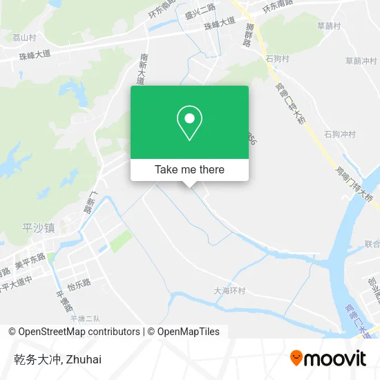 乾务大冲 map
