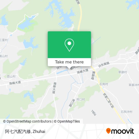 阿七汽配汽修 map